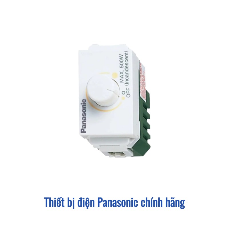 Dimmer đèn Panasonic WEG575151SW màu trắng - Có chức năng Bật/Tắt