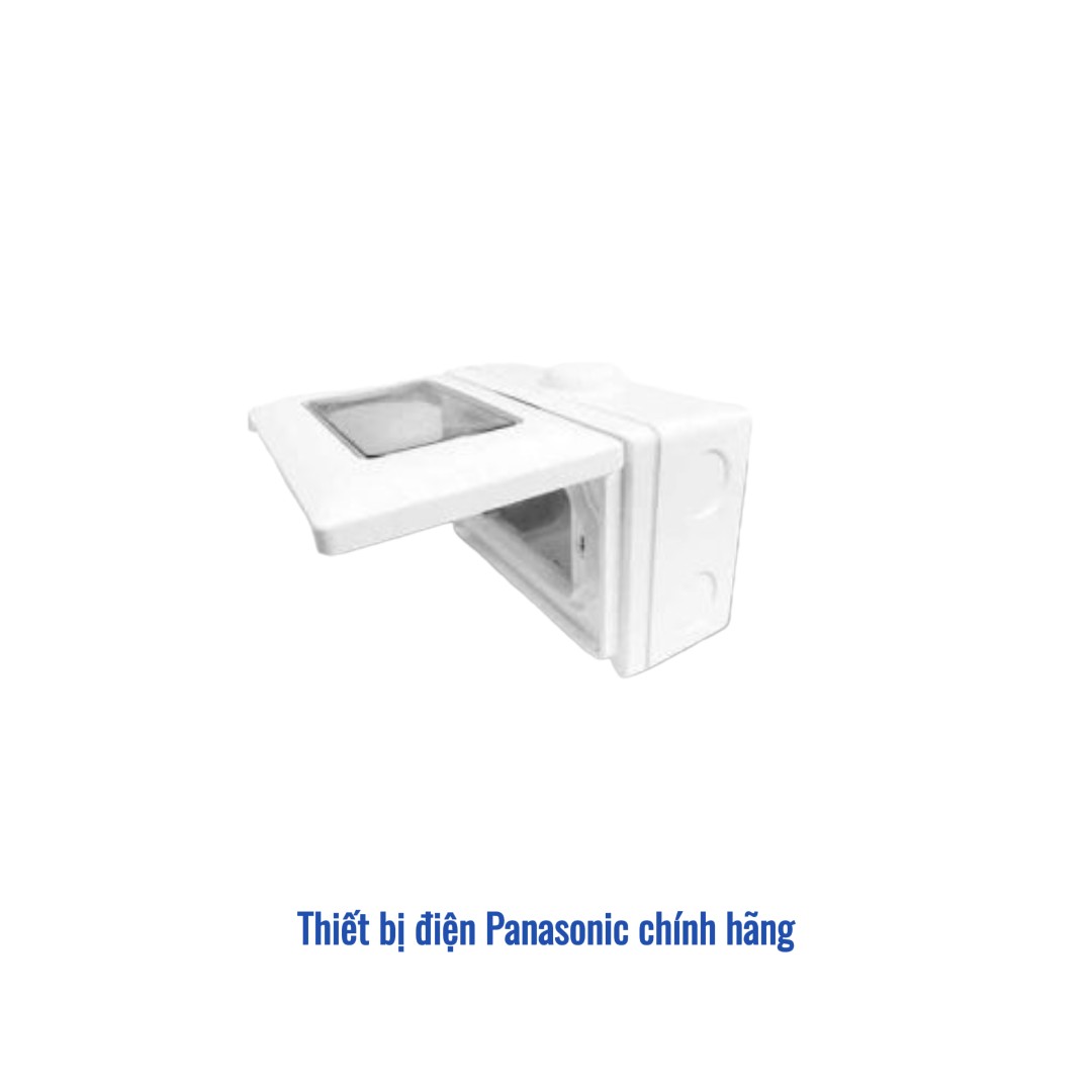 Hộp có nắp che mưa Panasonic WEG8973SW-VN - Chống thấm IP55