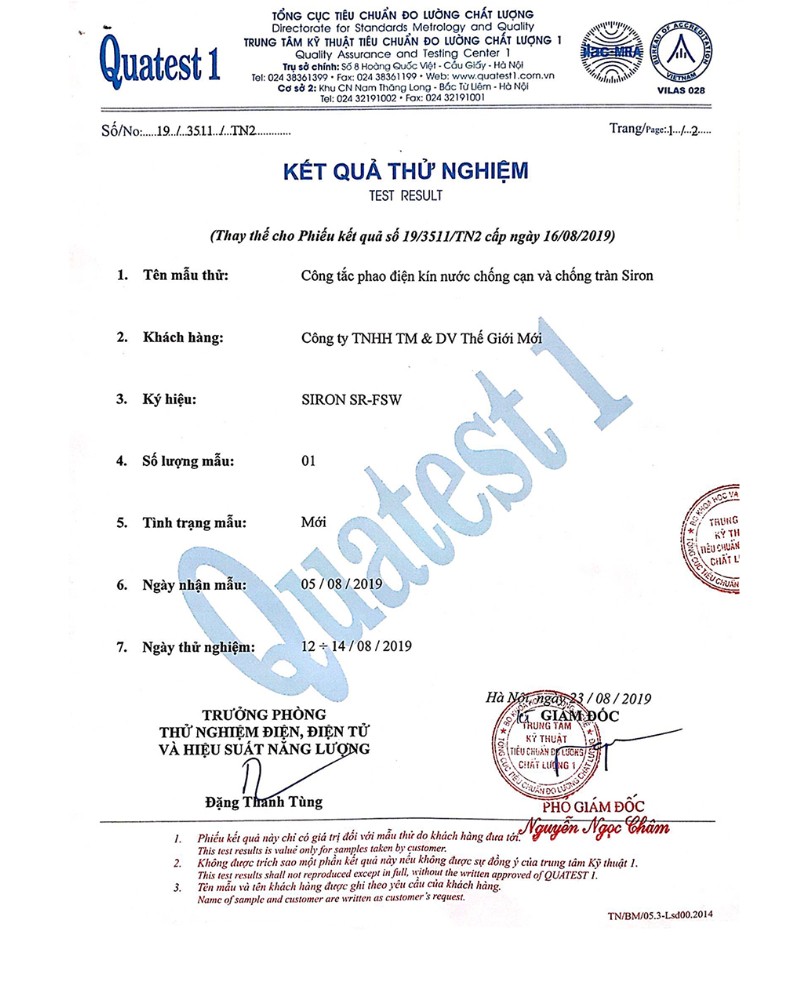 Phao điện bồn nước chống cạn và chống tràn cho máy bơm nước Siron SR-FSW-T-5M