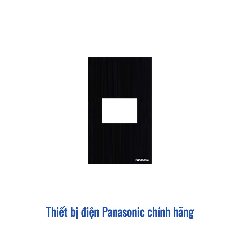 Mặt 1 thiết bị Panasonic WEV68010MB - Màu Đen Ánh Kim (Refina)