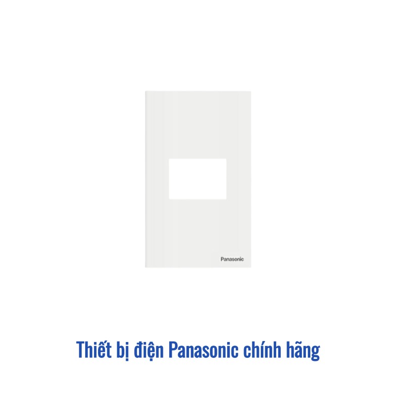 Mặt 1 thiết bị Panasonic WEV68010MW - Màu Trắng Ánh Kim (Refina)