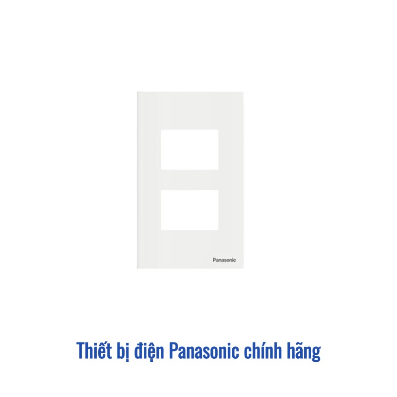 Mặt 2 thiết bị Panasonic WEV68020MW - Màu Trắng Ánh Kim (Refina)