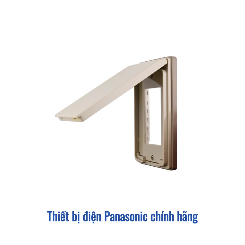 Mặt 3 thiết bị có nắp che mưa Panasonic WEG7903K-VN - Màu Beige