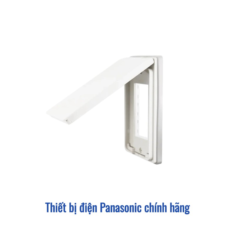 Mặt 3 thiết bị có nắp che mưa Panasonic WEG7903SWK-VN - Màu Trắng
