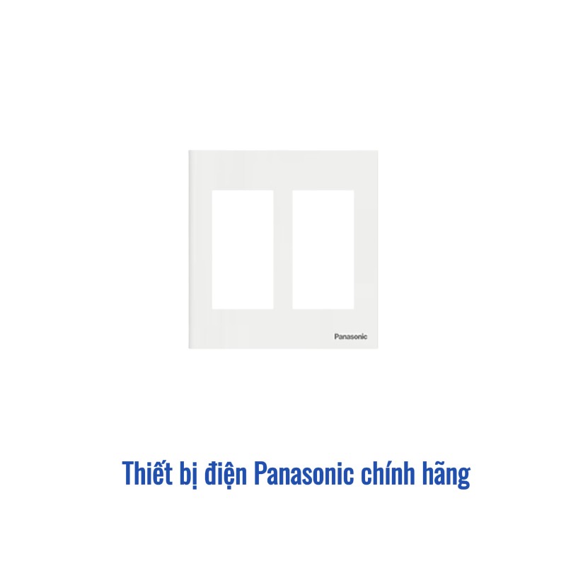 Mặt 6 thiết bị Panasonic WEV68060MW - Màu Trắng Ánh Kim (Refina)
