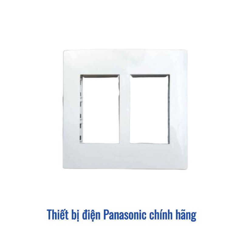 Mặt che 6 lỗ Panasonic WEV68060SW màu trắng (2 Gangs - 6 Devices)