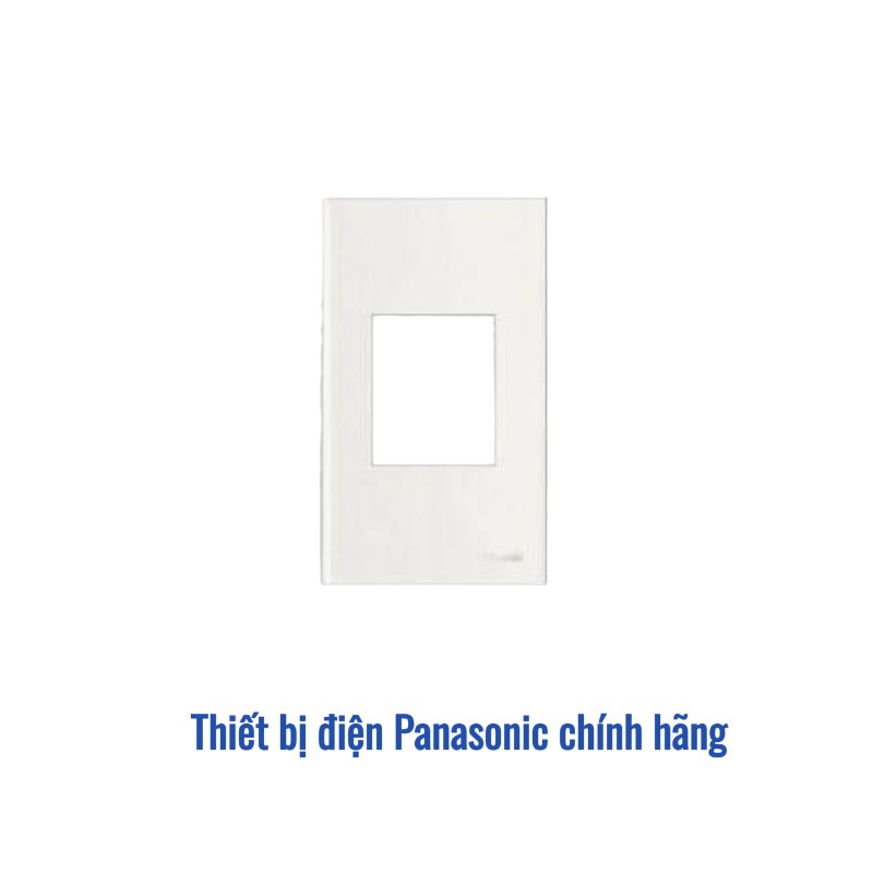 Mặt dùng cho ổ cắm đơn 3 chấu Panasonic WEV680290SW - Dòng Wide