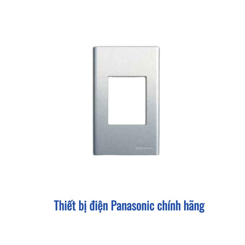 Mặt kim loại cho ổ cắm đơn 3 chấu Panasonic WEG65029-1 - Nhôm cao cấp