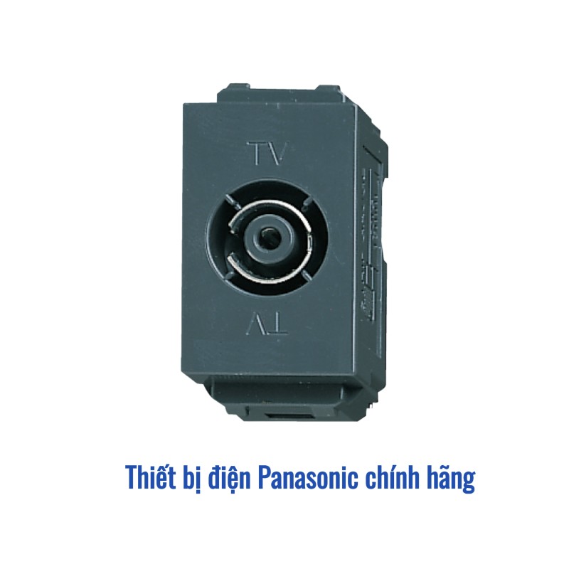 Ổ cắm anten Tivi Panasonic WEV2501H - Màu Xám Ánh Kim