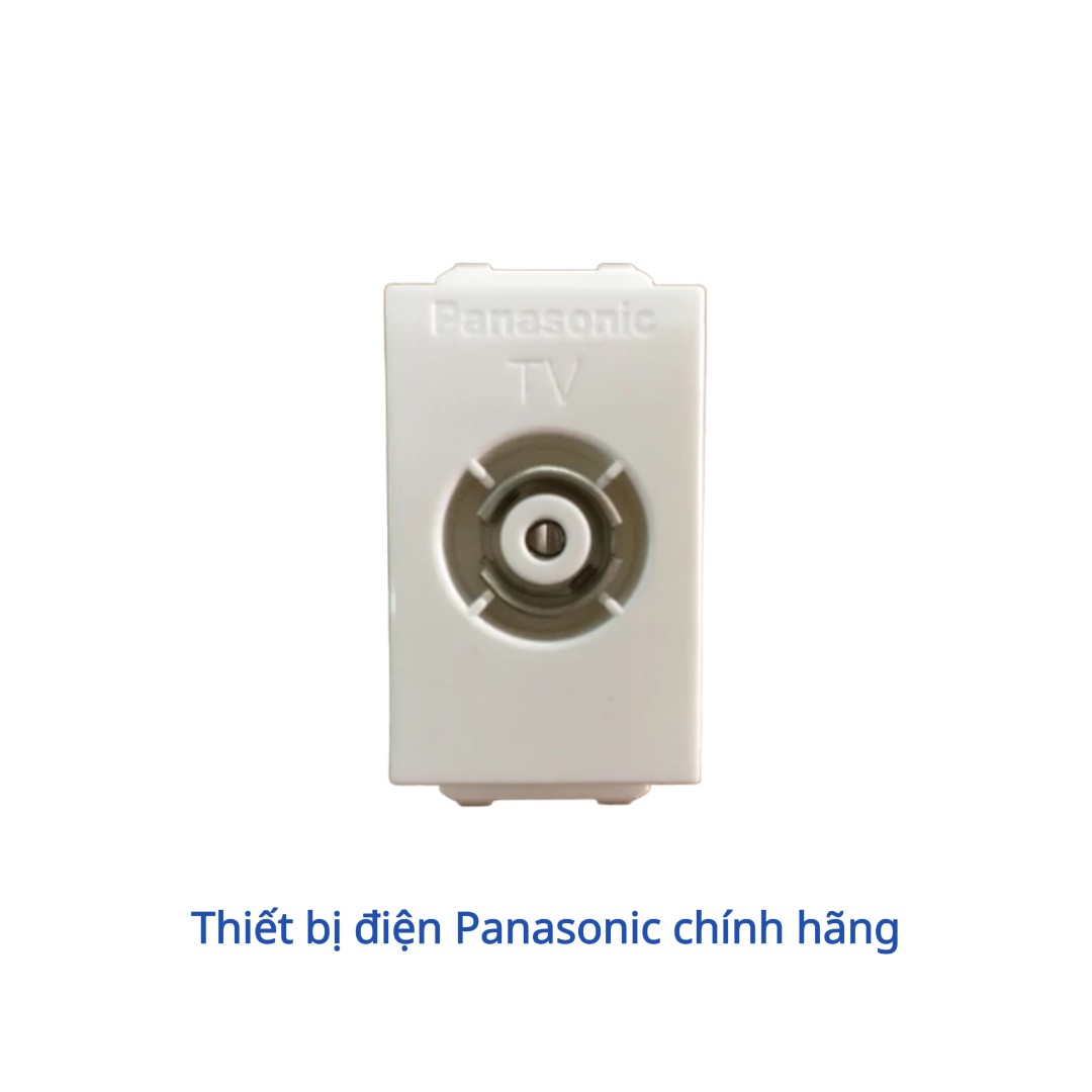 Ổ cắm Anten Tivi Panasonic WEV2501SW - Dòng Wide (Trắng)