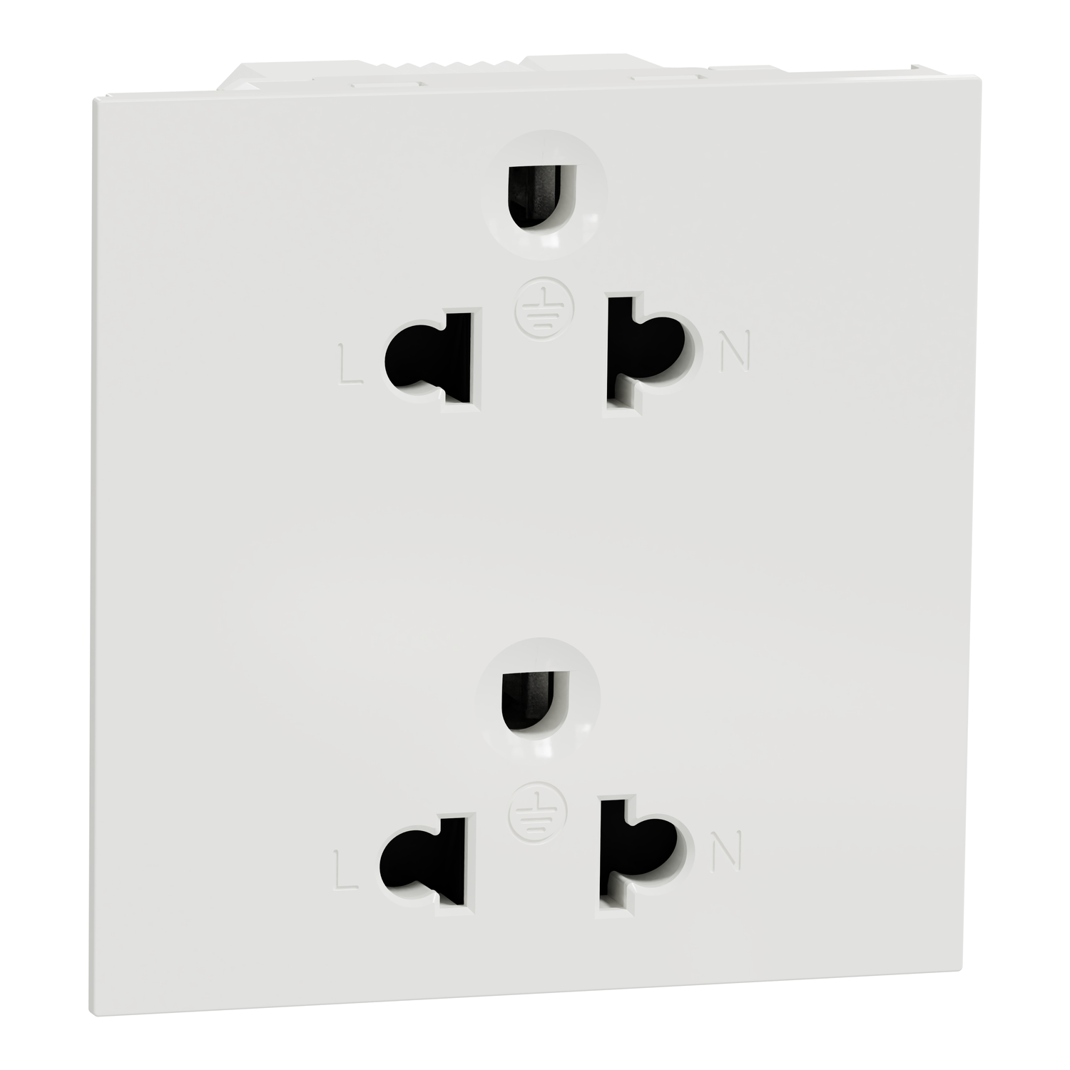 Ổ Cắm Đôi 3 Chấu 16A Size E (3S) Schneider AvatarOn A Mã M3T426UST2S_WE