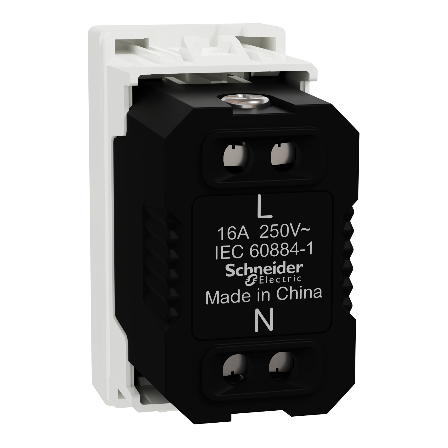 Ổ Cắm Đơn 2 Chấu 16A Size S Schneider Miluz E Mã M3TS426US_WE