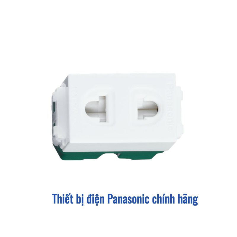 Ổ cắm đơn có màn che Panasonic WEV1081-7SW - Loại bắt vít (16A)