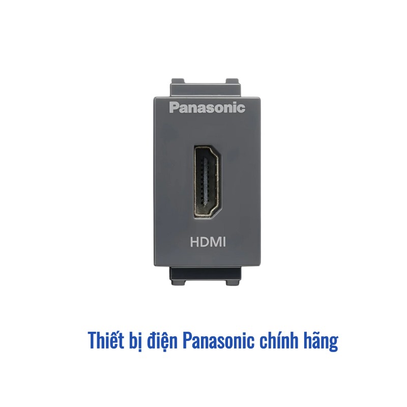 Ổ cắm HDMI Panasonic WEG2021H - Màu Xám Ánh Kim (Dòng Wide)
