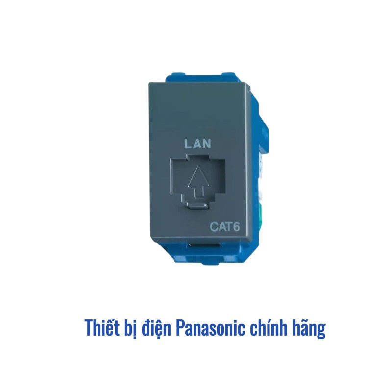 Ổ cắm mạng CAT6 Panasonic WEV24886H - Màu Xám Ánh Kim
