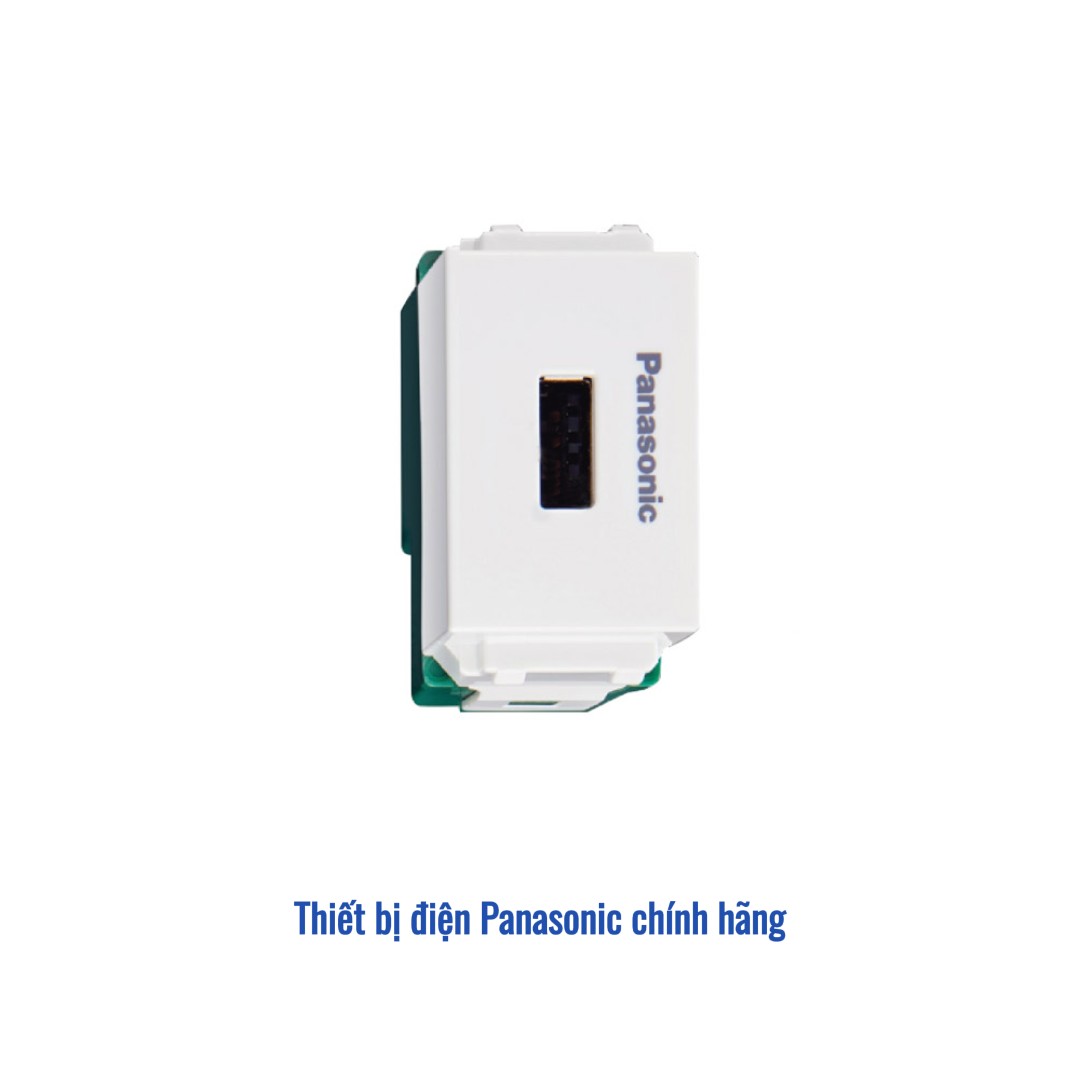 Ổ cắm USB 1 cổng Panasonic WEF108107-VN - Dòng Wide (Trắng)