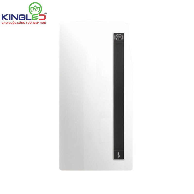 Quạt sưởi điều hòa đảo gió kích thước 30x60cm âm trần Kingled QSDH-3060-02