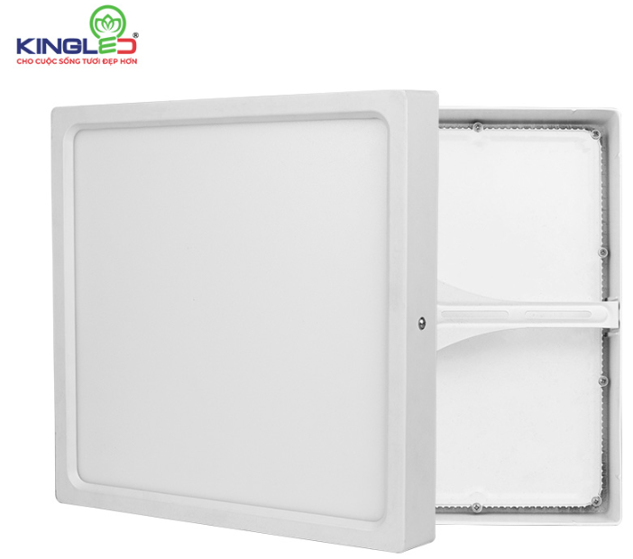 Đèn Kingled Ốp Trần 30W Vuông Kích Thước 285x285x40mm EC-ONL-30SS-V300-T - Chiếu Sáng Tiết Kiệm