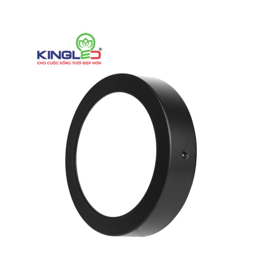 Đèn KINGLED Ốp Trần Tròn KINGECO 12W Viền Đen EC-ONL-12-T170-T-D Kích Thước 170x35mm - Samsung,  Đẳng Cấp Khác Biệt