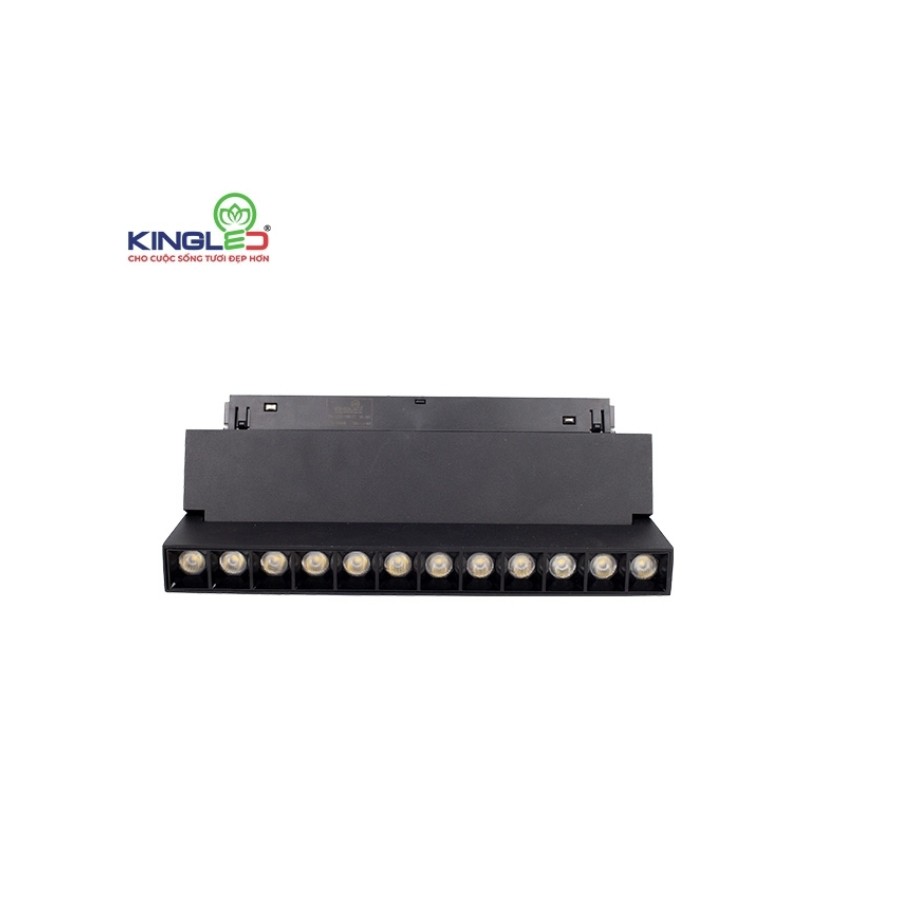 Đèn Ray Nam Châm Kingled CRN 12W Đen Ánh Sáng  Trắng Trung tính Vàng  RNC-12SS-CRN
