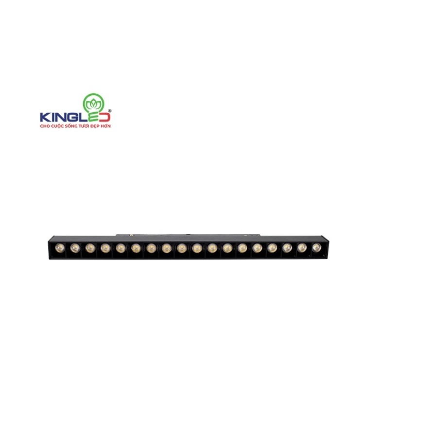 Đèn KingLed Ray Nam Châm Chiếu Rọi Âm 18W Đen Ánh Sáng  Trắng Trung tính Vàng  RNC-18SS-CRA