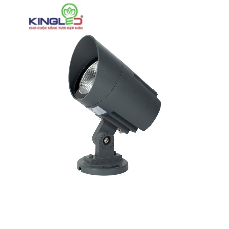 Đèn KingLed Rọi Cột 12W Ánh Sáng Vàng Kích Thước  81x170x167mm  DRC01-12-V