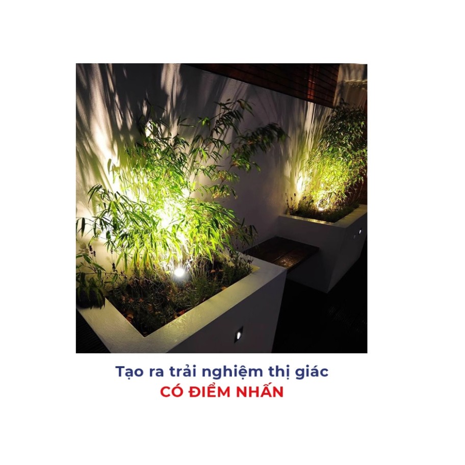 ĐÈN KINGLED CẮM CỎ 7W ÁNH SÁNG VÀNG Kích Thước 60x270x160mm  DCC-7-V