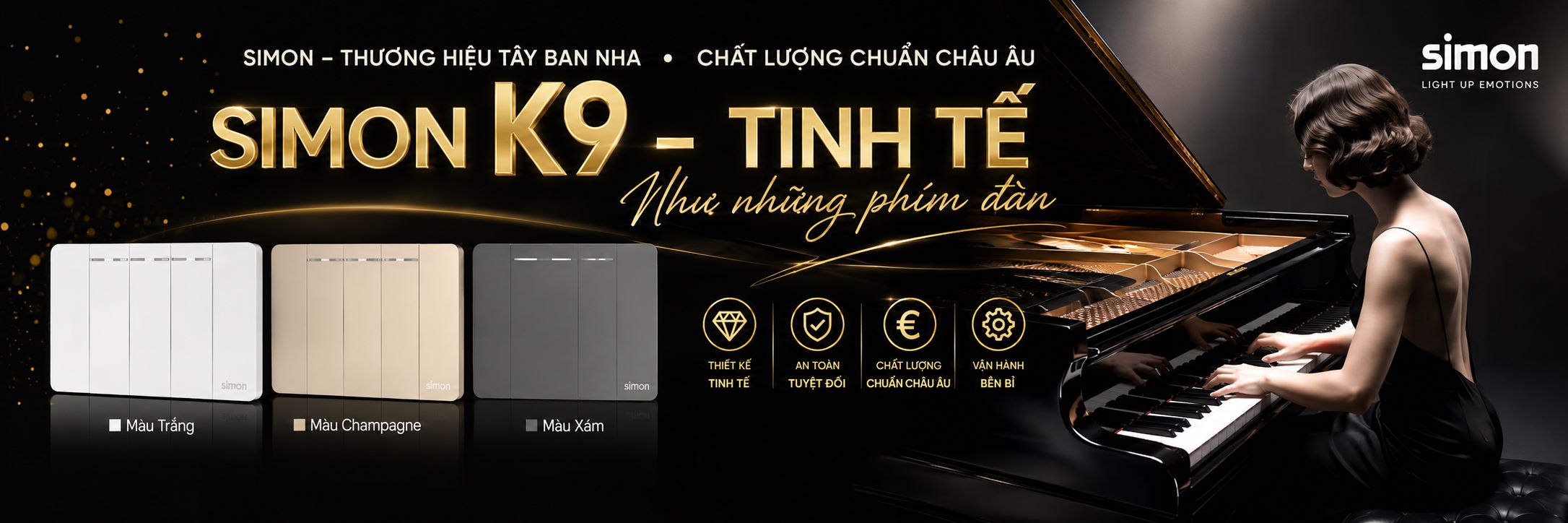 Simon K9 tinh tế như những phím đàn