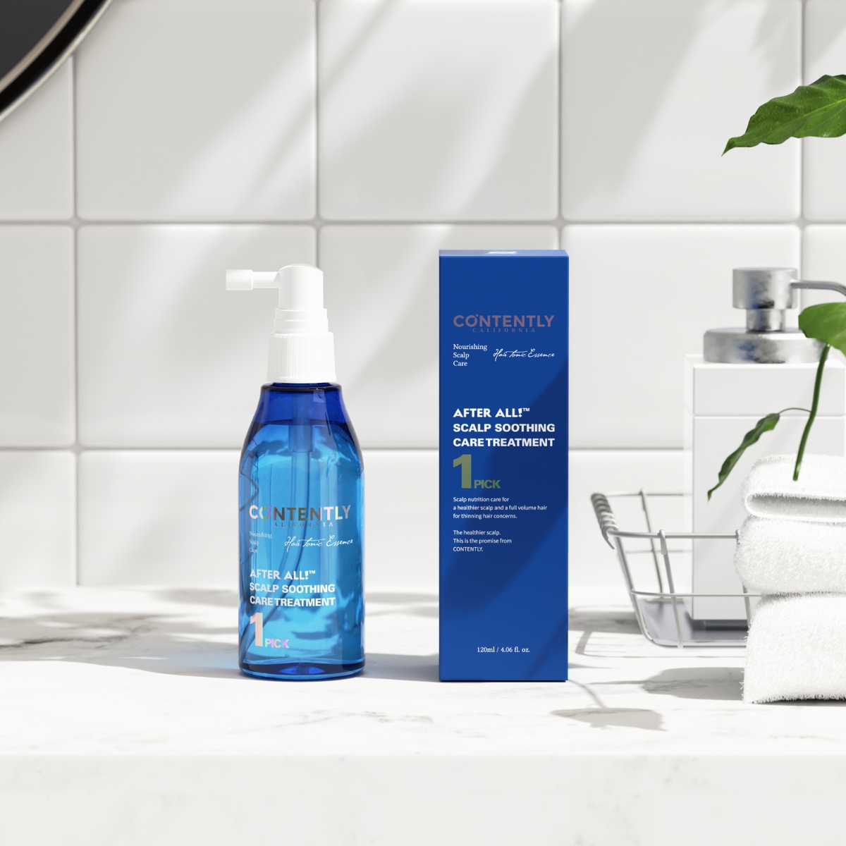 Xịt dưỡng tóc Contently After All! Scalp Soothing Care Treatment 120ml