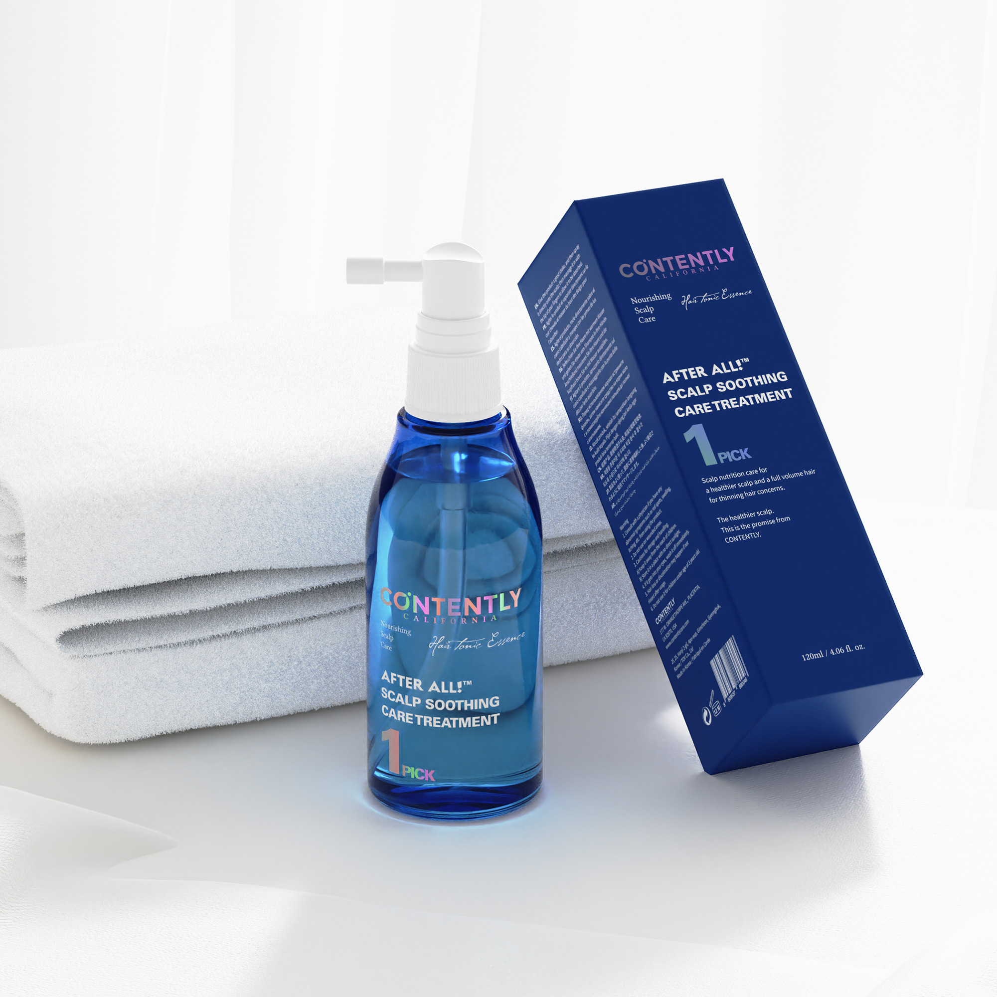 Xịt dưỡng tóc Contently After All! Scalp Soothing Care Treatment 120ml