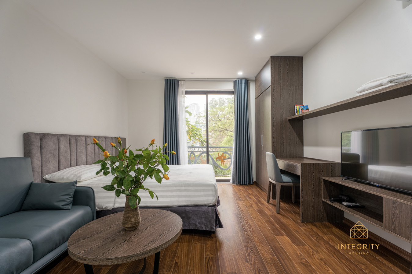 Lakeview Studio  for rent in Trung Kinh, Cau Giay - short stay