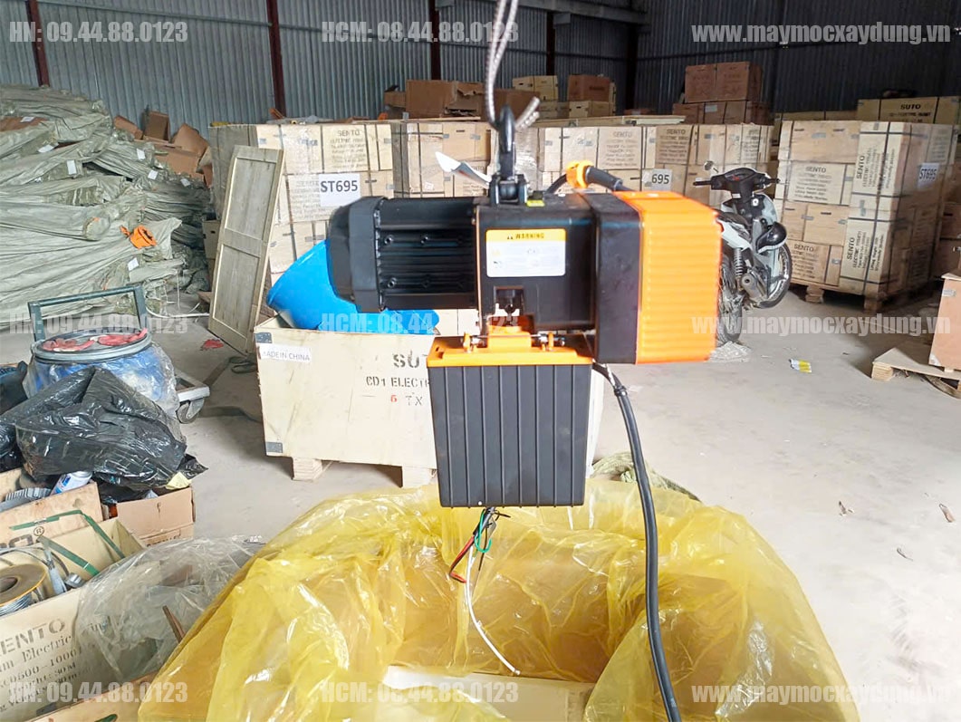 Pa lăng xích điện cố định Daesan 500kg 3m DL-500-3 380V