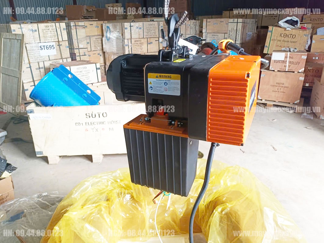 Pa lăng xích điện cố định Daesan 500kg 3m DL-500-3 380V