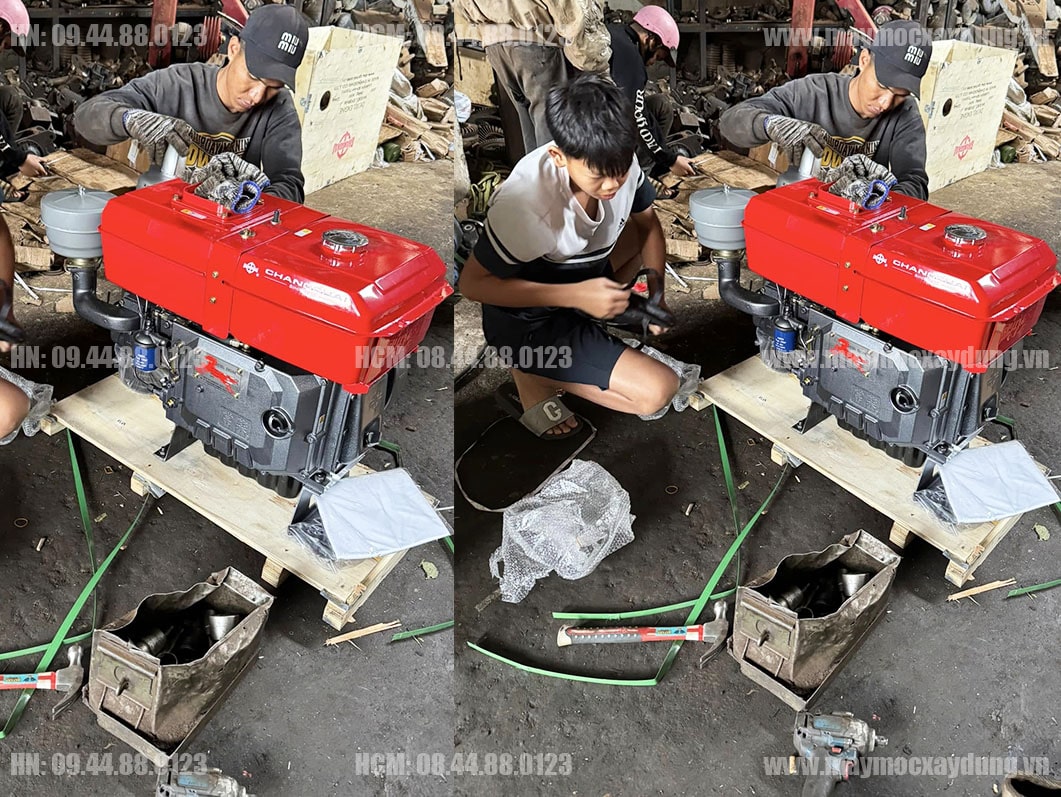 Máy nổ Diesel Chang Chai D20 ZS1110 nước