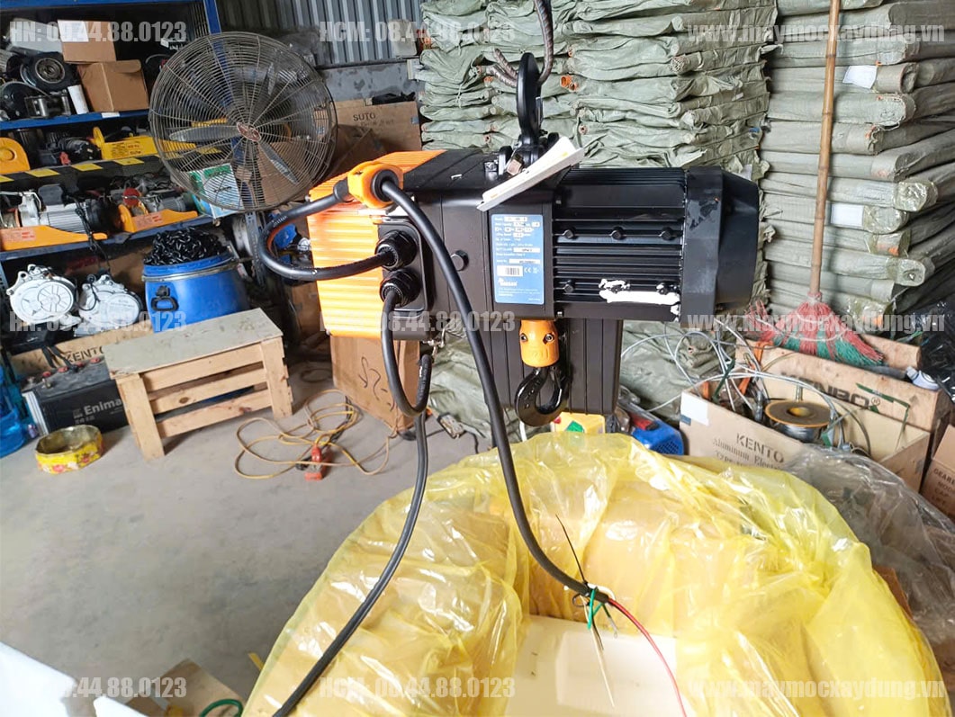 Pa lăng xích điện cố định Daesan 500kg 3m DL-500-3 380V