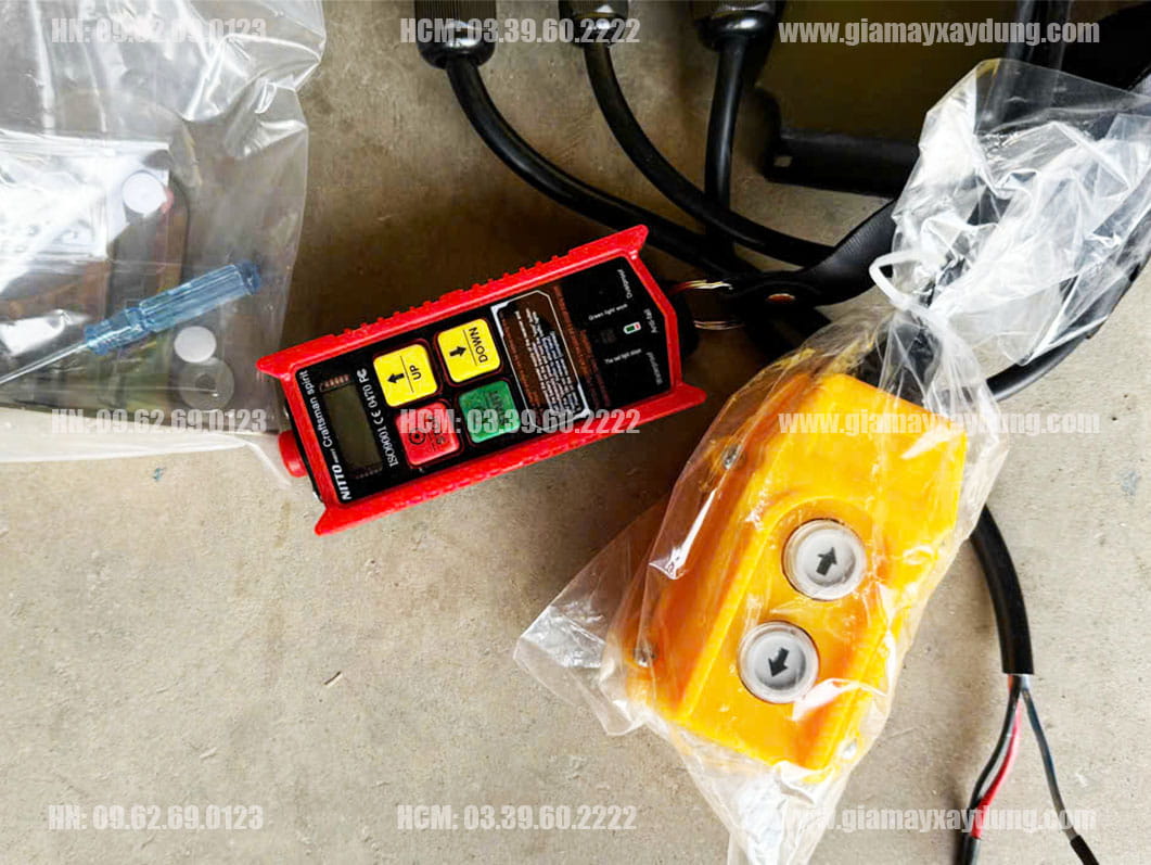 Bộ điều khiển từ xa NITTO dành cho tời điện 3 pha