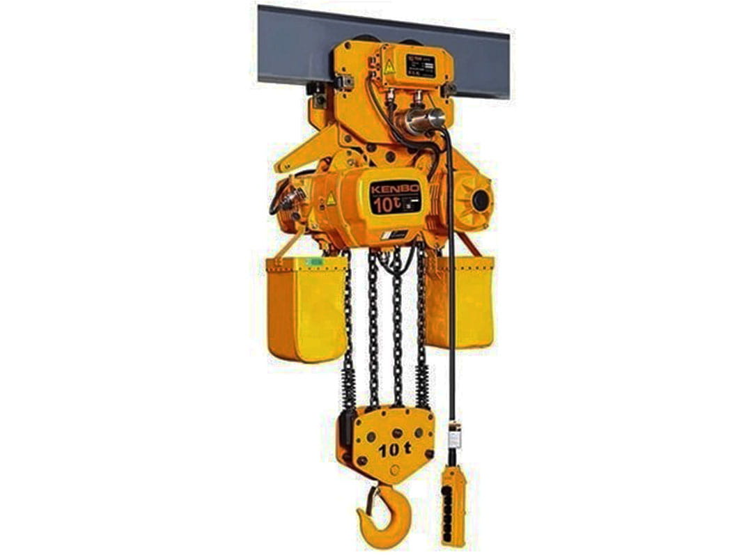 Pa lăng xích điện di chuyển 10 tấn 6m KB10-04 380V