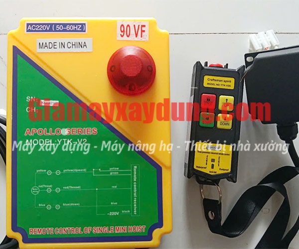 Điều khiển từ xa HOTO khởi động từ cho tời điện đa năng