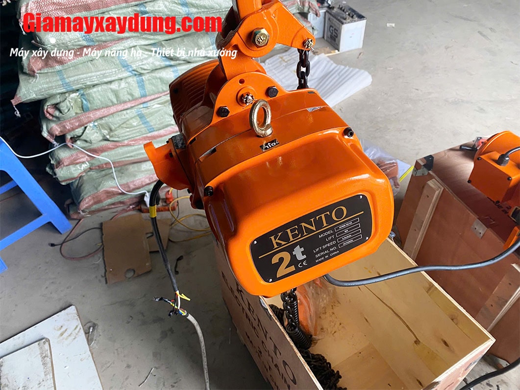 Pa lăng xích điện di chuyển 2 tấn 6m HHBB02-01 380V