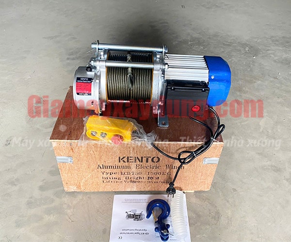 Tời điện đa năng Kento KCD750-1500 220V 50m 35 mét/phút