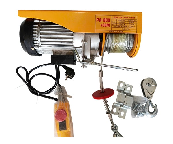 Tời điện HOTO PA800 12m 400-800kg 220V