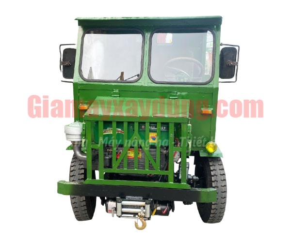 Xe công nông 3 khối 1 cầu đầu nổ D35 Phanh dầu
