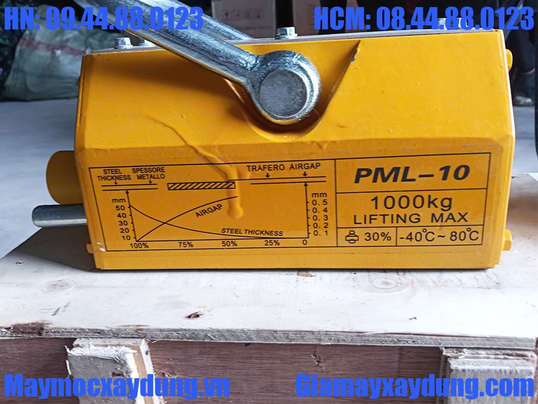 Nam châm tay gạt 1 tấn PML-10
