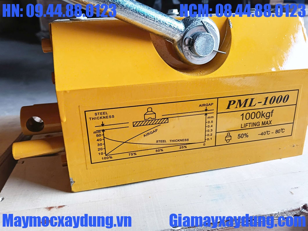 Nam châm tay gạt 1 tấn PML-10
