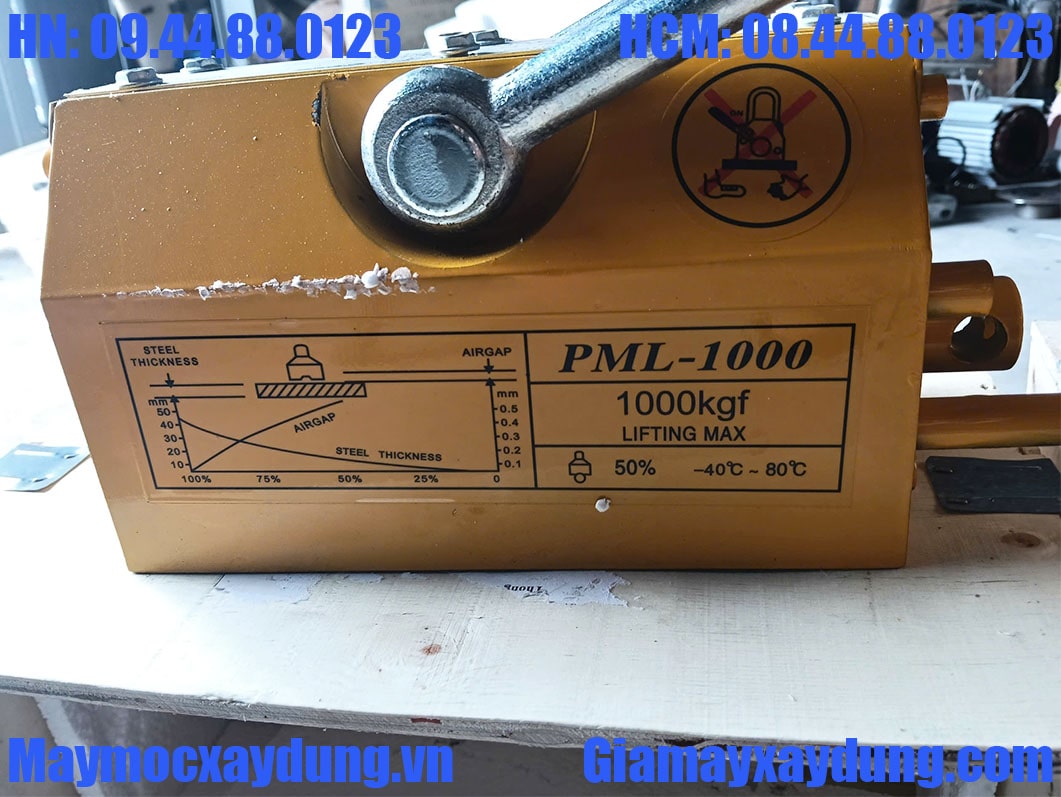 Nam châm tay gạt 1 tấn PML-10