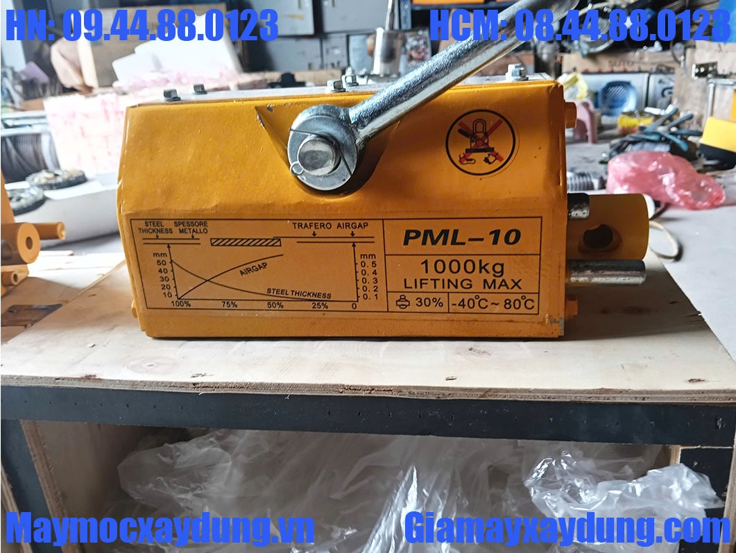 Nam châm tay gạt 1 tấn PML-10