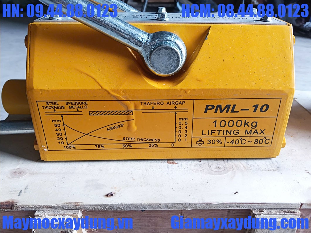Nam châm tay gạt 1 tấn PML-10