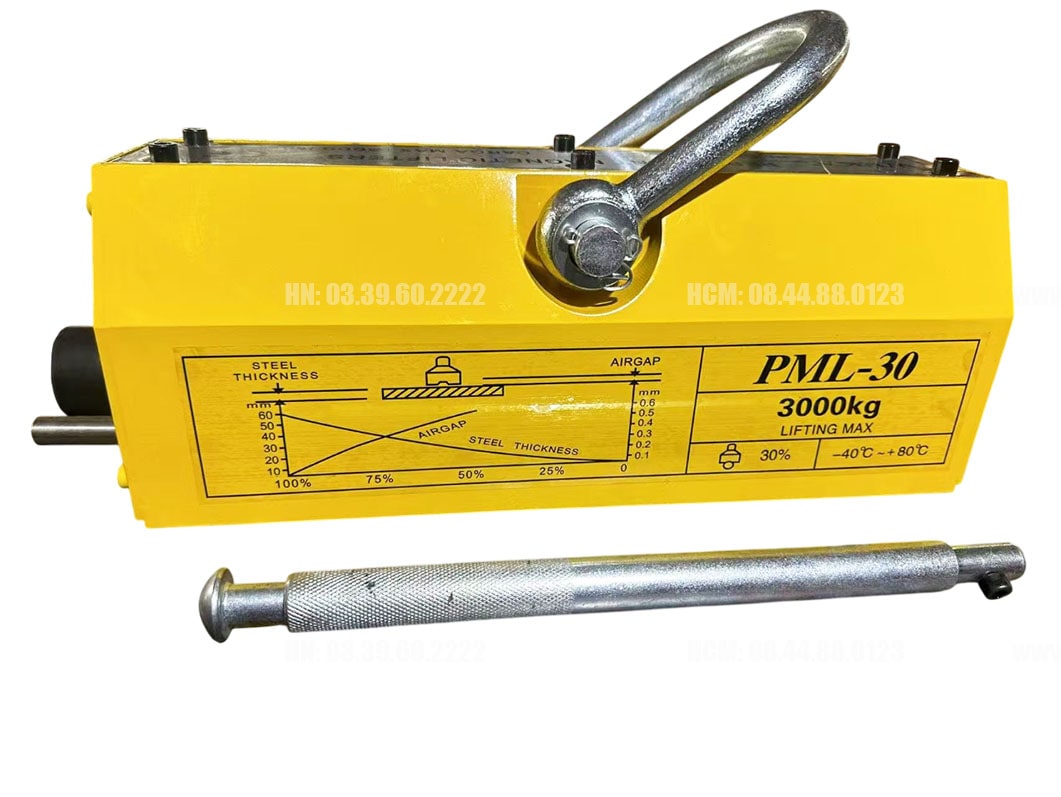 Nam châm nâng tay gạt 3 tấn PML-30
