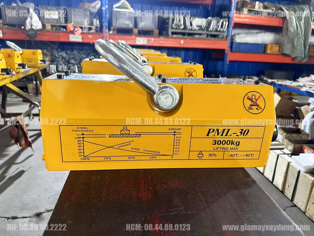 Nam châm nâng tay gạt 3 tấn PML-30