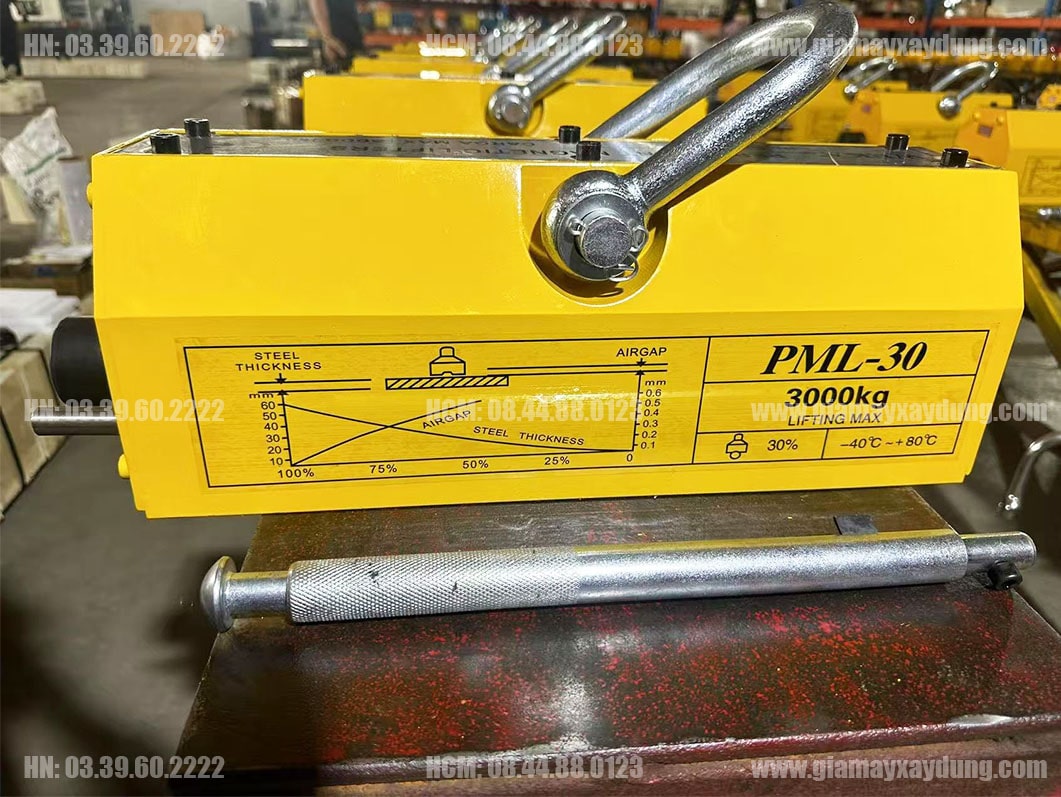 Nam châm nâng tay gạt 3 tấn PML-30